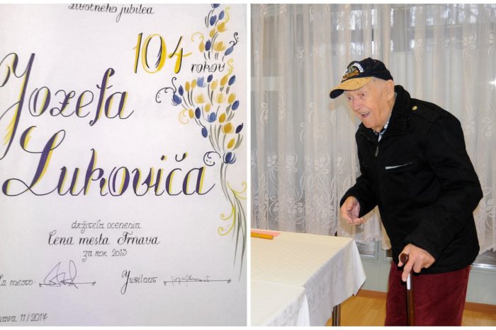 Ilustračný obrázok k článku Najstarší Trnavčan s krásnym vekom: Jozef Lukovič oslávil 104 rokov