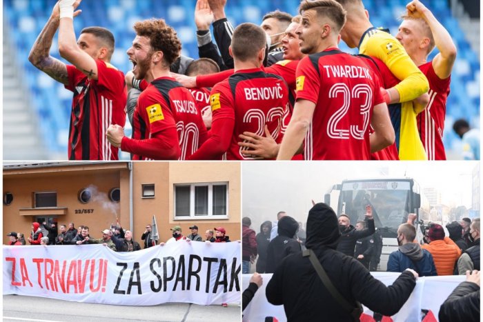 Ilustračný obrázok k článku V uliciach Trnavy to ŽILO aj napriek opatreniam: Futbalisti Spartaka DOBYLI Bratislavu! FOTO