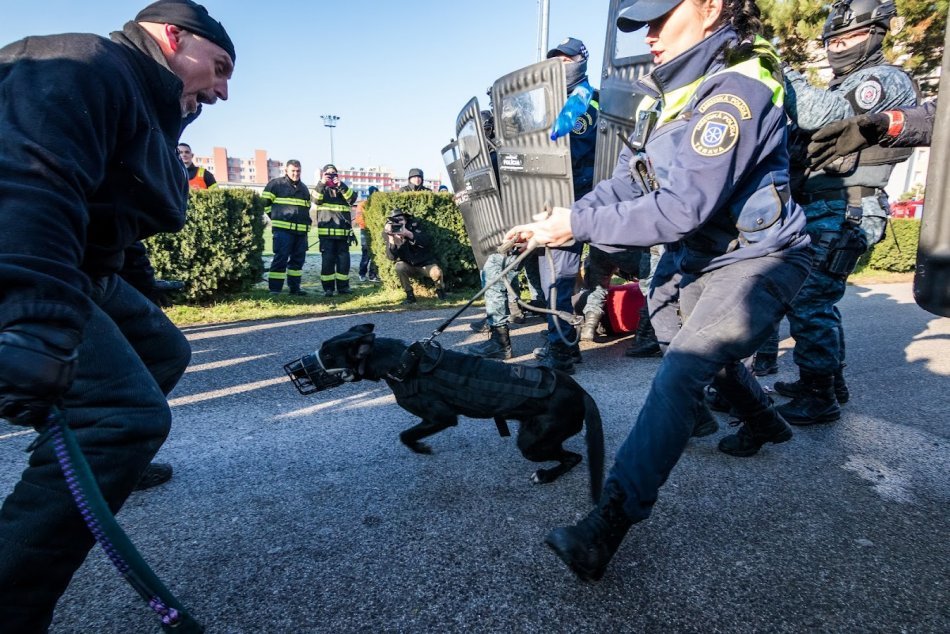 Ilustračný obrázok k článku Mestskí policajti v akcii: Vyskúšali si zásah proti futbalovým CHULIGÁNOM!