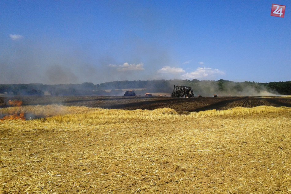 Od traktora sa chytilo strnisko: Požiar spôsobil škody za 250-tisíc eur